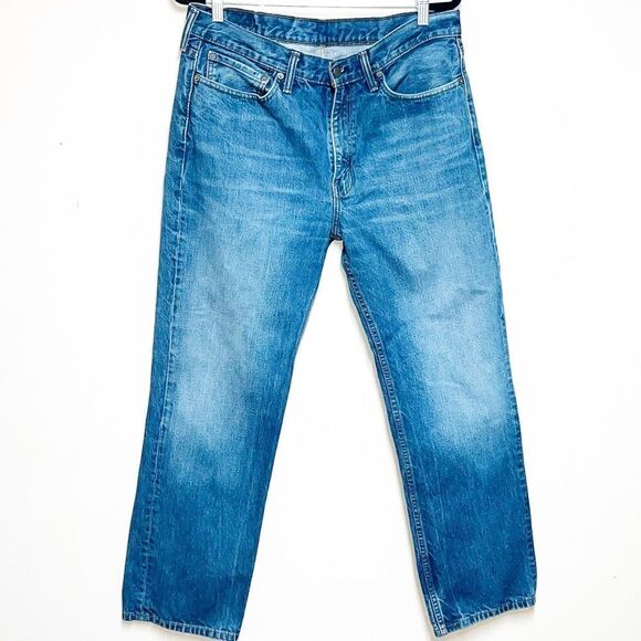 514™ STRAIGHT FIT LEVI’S® FLEX MEN'S JEANS Medium Wash Sz 36/30 - Picture 3 of 9